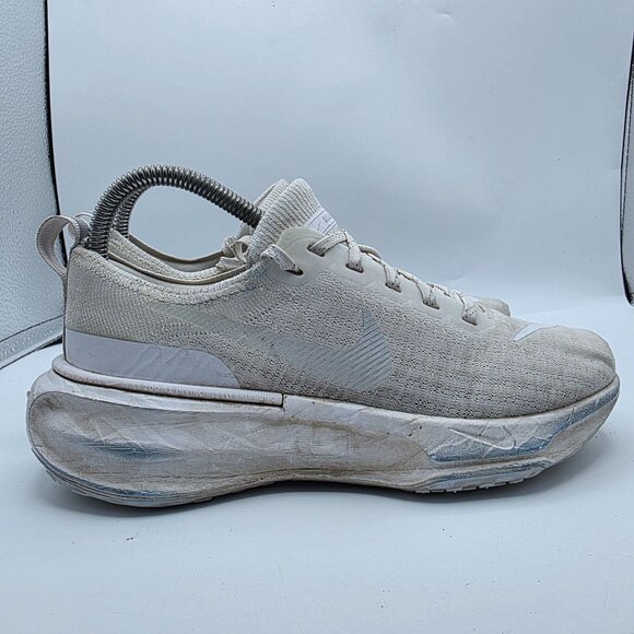 Nike ZoomX Invincible Run Fk 3 Womens Size 7 White Photon Dust Shoes DR2660-103 - Picture 12 of 13